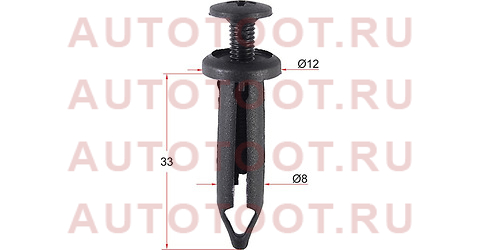 Клипса защиты бампера GM/FORD (1 шт.) stm10776 sat – купить в Омске. Цены, характеристики, фото в интернет-магазине autotoot.ru