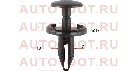 Клипса защиты бампера GM/JEEP (1 шт.) stm10968 sat – купить в Омске. Цены, характеристики, фото в интернет-магазине autotoot.ru