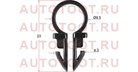 Клипса трубки эл. проводки d=9,5 (1 шт.) stm11426 sat – купить в Омске. Цены, характеристики, фото в интернет-магазине autotoot.ru