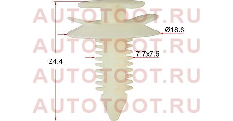 Клипса обшивки двери (1 шт.) stm11689 sat – купить в Омске. Цены, характеристики, фото в интернет-магазине autotoot.ru