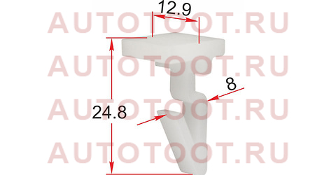 Клипса накладки бампера TOYOTA/LEXUS (1 шт.) stm12238 sat – купить в Омске. Цены, характеристики, фото в интернет-магазине autotoot.ru