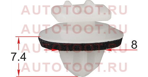 Клипса крепления расширителя на крыло TOYOTA/LEXUS (1 шт.) stm12276 sat – купить в Омске. Цены, характеристики, фото в интернет-магазине autotoot.ru