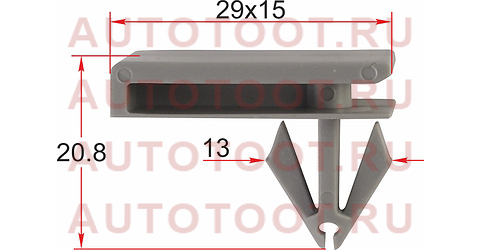 Клипса молдинга кузова GM (1 шт.) stm12281 sat – купить в Омске. Цены, характеристики, фото в интернет-магазине autotoot.ru