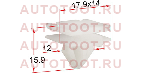 Клипса молдинга кузова GM (1 шт.) stm12297 sat – купить в Омске. Цены, характеристики, фото в интернет-магазине autotoot.ru