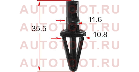 Клипса крепления бампера NISSAN/INFINITI (1 шт.) stm12423 sat – купить в Омске. Цены, характеристики, фото в интернет-магазине autotoot.ru