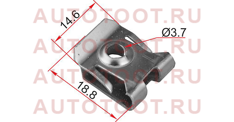 Зажим металлический под болт FORD (1 шт.) stm12657 sat – купить в Омске. Цены, характеристики, фото в интернет-магазине autotoot.ru