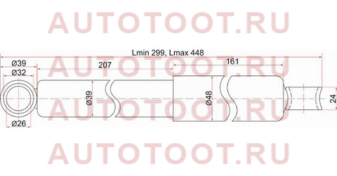 Амортизатор задний MMC CANTER 87- FE1#/FE3#/FE425/FB# LH=RH st-mb161496 sat – купить в Омске. Цены, характеристики, фото в интернет-магазине autotoot.ru