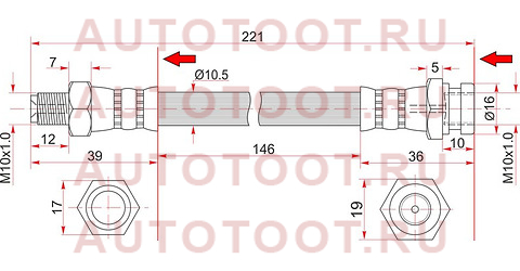 Шланг тормозной задний (Таиланд) MMC CHALLENGER 96-01/DELICA/L300 87-/PAJERO/SPORT/NATIVA 91-/GALANT st-mb238157 sat – купить в Омске. Цены, характеристики, фото в интернет-магазине autotoot.ru