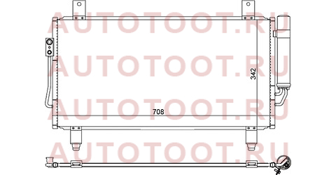 Радиатор кондиционера MITSUBISHI OUTLANDER 12- stmb533940 sat – купить в Омске. Цены, характеристики, фото в интернет-магазине autotoot.ru