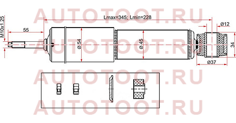 Амортизатор FR MMC PAJERO/SPORT/CHALLENGER 90-/DELICA 94-/RR HYUNDAI GRACE 95-03 LH=RH stmb892584 sat – купить в Омске. Цены, характеристики, фото в интернет-магазине autotoot.ru