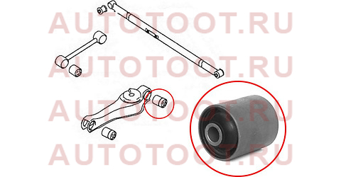 Сайлентблок заднего нижнего продольного рычага MMC DELICA 94-04/PAJERO 91-04 stmb951814 sat – купить в Омске. Цены, характеристики, фото в интернет-магазине autotoot.ru