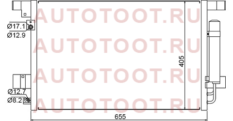 Радиатор кондиционера MITSUBISHI LANCER/OUTLANDER 07-/ASX 10- st-mbw5-394-0 sat – купить в Омске. Цены, характеристики, фото в интернет-магазине autotoot.ru