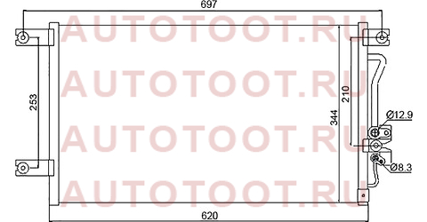 Радиатор кондиционера MITSUBISHI PAJERO SPORT/CHALLENGER/PAJERO 96-02 st-mby7-394-0 sat – купить в Омске. Цены, характеристики, фото в интернет-магазине autotoot.ru