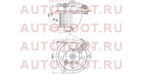 Мотор отопителя салона MITSUBISHI CANTER FE5/FE6 94-01/HINO DUTRO XZU4## /TY DYNA XZU4##\7##\6# 24V stmc140941 sat – купить в Омске. Цены, характеристики, фото в интернет-магазине autotoot.ru