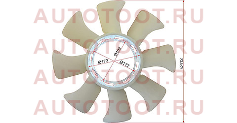 Крыльчатка вентилятора MITSUBISHI CANTER 88-94 4DR7 st-md050471 sat – купить в Омске. Цены, характеристики, фото в интернет-магазине autotoot.ru