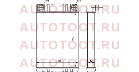 Радиатор отопителя салона MERCEDES C-CLASS W203 00-/CLK W209 02-/GW W463 89-/SL W230 01- st-md07-395-0 sat – купить в Омске. Цены, характеристики, фото в интернет-магазине autotoot.ru