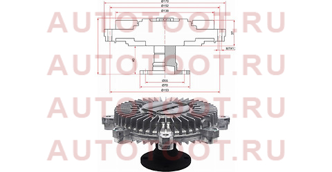 Вискомуфта MMC PAJERO V43/23, MONTERO 6G72 st-md142419 sat – купить в Омске. Цены, характеристики, фото в интернет-магазине autotoot.ru