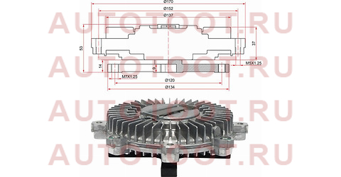 Вискомуфта Mitsubishi Pajero I.II 2.5TD 90-00, Space Gear 95-00 st-md174185 sat – купить в Омске. Цены, характеристики, фото в интернет-магазине autotoot.ru