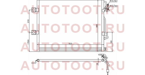 Радиатор кондиционера MERCEDES S-CLASS W221/CL-CLASS W216 06- st-md47-394-0 sat – купить в Омске. Цены, характеристики, фото в интернет-магазине autotoot.ru