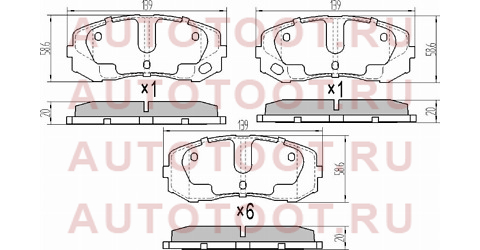 Колодки тормозные перед MITSUBISHI CANTER FE7#/FE8# 04-07 stmk528486 sat – купить в Омске. Цены, характеристики, фото в интернет-магазине autotoot.ru