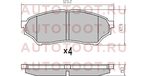 Колодки тормозные перед MITSUBISHI PAJERO MINI H5# 94-12/ PININ 99-07 stmr449854 sat – купить в Омске. Цены, характеристики, фото в интернет-магазине autotoot.ru