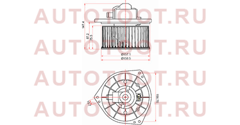 Мотор отопителя салона MITSUBISHI LANCER 00-/AIRTREK/OUTLANDER 01- (LHD) st-mr568593 sat – купить в Омске. Цены, характеристики, фото в интернет-магазине autotoot.ru