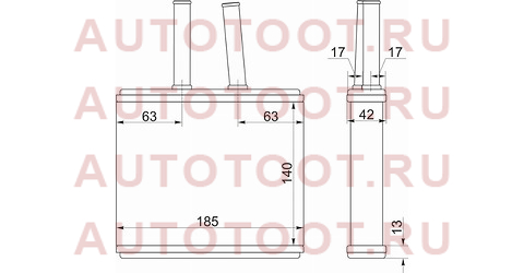 Радиатор отопителя салона MAZDA DEMIO DW# 96-02 st-mz50-395-0 sat – купить в Омске. Цены, характеристики, фото в интернет-магазине autotoot.ru