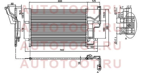 Радиатор кондиционера MAZDA3/AXELA 03-08/MAZDA5/PREMACY 05- st-mzv7-394-a0 sat – купить в Омске. Цены, характеристики, фото в интернет-магазине autotoot.ru