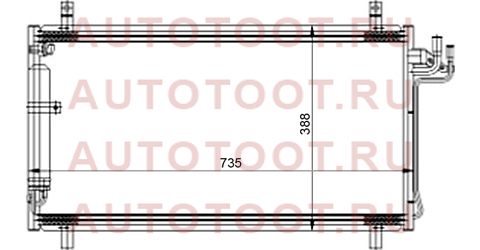 Радиатор кондиционера NISSAN SKYLINE V35/INFINITI G35 01-07 st-ns35-394-0 sat – купить в Омске. Цены, характеристики, фото в интернет-магазине autotoot.ru