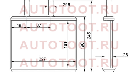 Радиатор отопителя салона NISSAN SUNNY B15/BLUEBIRD SYLPHY/ AD/WINGROAD Y11 98-05 st-ny11-395-0 sat – купить в Омске. Цены, характеристики, фото в интернет-магазине autotoot.ru