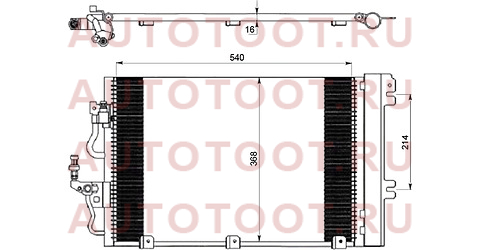 Радиатор кондиционера OPEL ASTRA H 1.4/1.6/1.8 04-11/OPEL ZAFIRA B 1.6/1.8 05- st-op006-394-0 sat – купить в Омске. Цены, характеристики, фото в интернет-магазине autotoot.ru