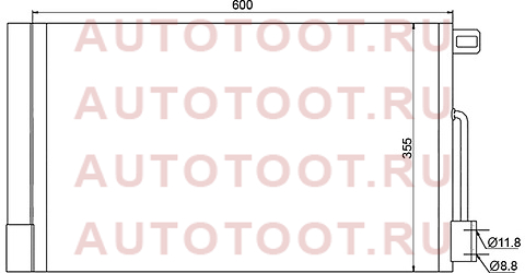 Радиатор кондиционера FIAT GRANDE PUNTO 05-08 / OPEL CORSA D 1.0/1.2/1.4/1.6 07- st-op06-394-a0 sat – купить в Омске. Цены, характеристики, фото в интернет-магазине autotoot.ru