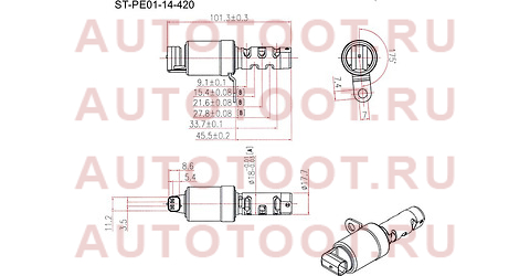 Клапан изменения фаз ГРМ MAZDA CX-5 11-/ MAZDA 2 14-/ MAZDA 3 13-/ MAZDA 6 12- stpe0114420 sat – купить в Омске. Цены, характеристики, фото в интернет-магазине autotoot.ru