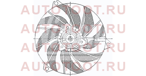 Диффузор радиатора в сборе PEUGEOT 206 98-05 st-pg26-201-0 sat – купить в Омске. Цены, характеристики, фото в интернет-магазине autotoot.ru