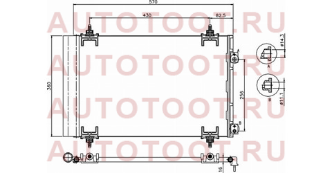 Радиатор кондиционера PEUGEOT 308 07-12 st-pg38-394-0 sat – купить в Омске. Цены, характеристики, фото в интернет-магазине autotoot.ru