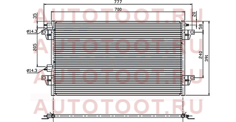 Радиатор кондиционера RENAULT LAGUNA 01-07/VEL SATIS 02- st-rn02-394-0 sat – купить в Омске. Цены, характеристики, фото в интернет-магазине autotoot.ru