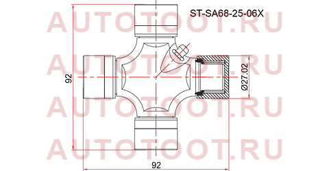 Крестовина карданного вала MAZDA BT50 06-/FORD RANGER II 06-11/NISSAN PATHFINDER R51 04-12 stsa682506x sat – купить в Омске. Цены, характеристики, фото в интернет-магазине autotoot.ru