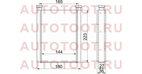 Радиатор отопителя салона TOYOTA COROLLA/SPACIO #ZE120 00-06/AVENSIS #T250 03-08/WILL VS #ZE12# 01-0 st-ty28-395-0 sat – купить в Омске. Цены, характеристики, фото в интернет-магазине autotoot.ru