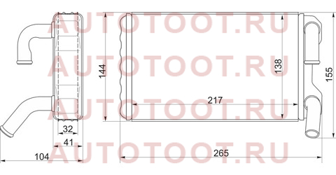 Радиатор отопителя салона TOYOTA CAMRY/VISTA 94-98 st-ty36-395-0 sat – купить в Омске. Цены, характеристики, фото в интернет-магазине autotoot.ru