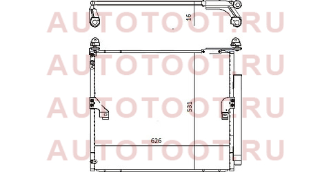 Радиатор кондиционера LEXUS GX460 10-/TOYOTA LAND CRUISER PRADO 150 09- st-tyx4-394-0 sat – купить в Омске. Цены, характеристики, фото в интернет-магазине autotoot.ru