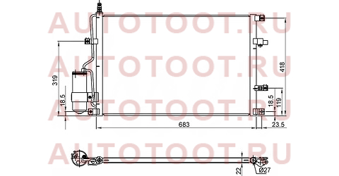 Радиатор кондиционера VOLVO S60/S80/XC70 98-05 stvl103940 sat – купить в Омске. Цены, характеристики, фото в интернет-магазине autotoot.ru