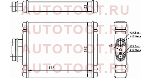 Радиатор отопителя салона AUDI A1 10-/SKODA FABIA 99-/ROOMSTER 06-/VOLKSWAGEN FOX 05-/POLO 01-/POLO st-vw01-395-0 sat – купить в Омске. Цены, характеристики, фото в интернет-магазине autotoot.ru