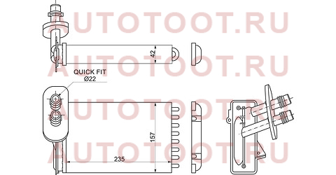 Радиатор отопителя салона /CADDY 95-03/BEETLE 98-04/GOLF 83-05/AUDI A3 95-03 (трубчатый) st-vw08-395-0 sat – купить в Омске. Цены, характеристики, фото в интернет-магазине autotoot.ru