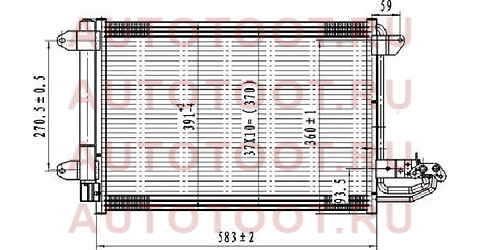 Радиатор кондиционера AUDI A3 03-//SEAT LEON/TOLEDO//SKODA OCTAVIA 04-/SUPERB 08-/YETI 09-//VW EOS 0 st-vw26-394-0 sat – купить в Омске. Цены, характеристики, фото в интернет-магазине autotoot.ru