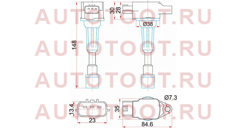 Катушка зажигания MAZDA 2 07-/MAZDA 3 1.6 07- st-zj20-18-100 sat – купить в Омске. Цены, характеристики, фото в интернет-магазине autotoot.ru