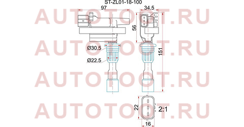 Катушка зажигания MAZDA ZL#/ZM# FAMILIA BJ5# 98- st-zl01-18-100 sat – купить в Омске. Цены, характеристики, фото в интернет-магазине autotoot.ru