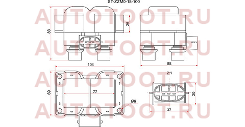 Катушка зажигания MAZDA 323 BJ/MPV LW 99-02 stzzm018100 sat – купить в Омске. Цены, характеристики, фото в интернет-магазине autotoot.ru