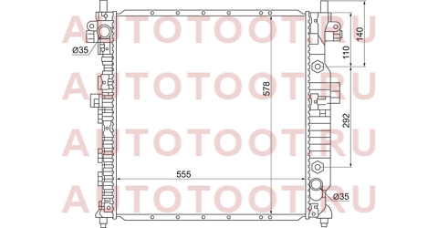 Радиатор SSANG YONG KYRON 05-/ACTYON 2.3/2.0D 05-06 sy00021 sat – купить в Омске. Цены, характеристики, фото в интернет-магазине autotoot.ru