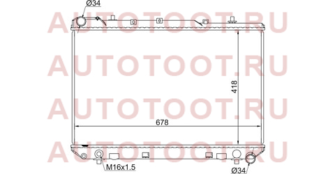 Радиатор SSANGYONG KORANDO 95-06/TAGAZ TAGER 08-14 sy0003d sat – купить в Омске. Цены, характеристики, фото в интернет-магазине autotoot.ru