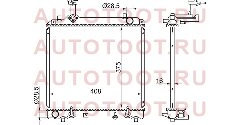 Радиатор SUZUKI ALTO/NISSAN PIXO 09- sz0025 sat – купить в Омске. Цены, характеристики, фото в интернет-магазине autotoot.ru